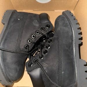 Timberland Black Nubuck Waterproof Boots